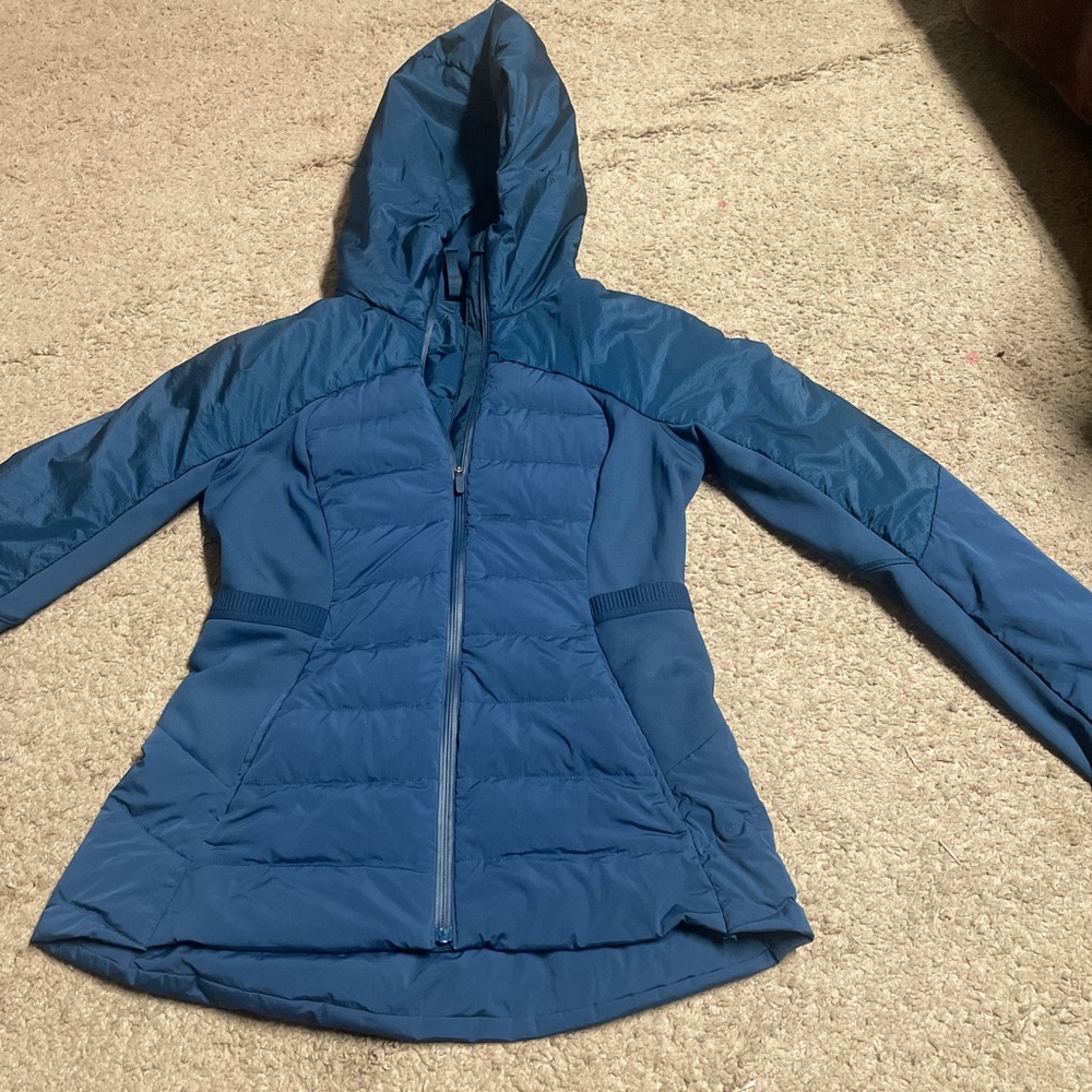 Lululemon Blue Hooded Jacket